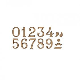Цифры бронзовые Caggiati