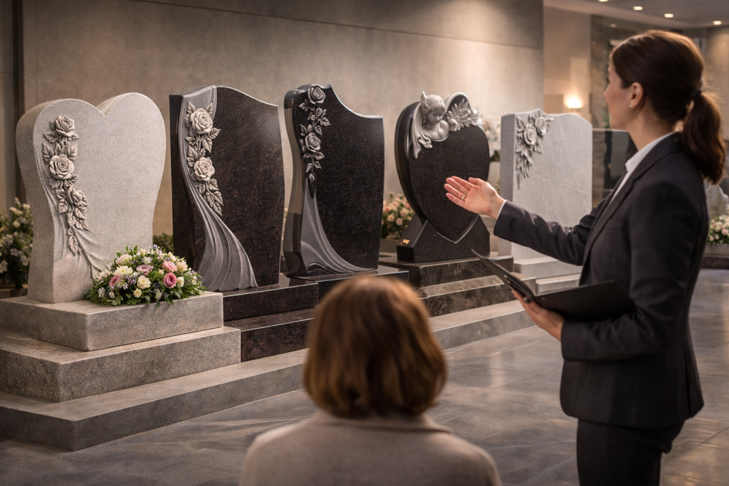 pamyatnik s czvetami rezba