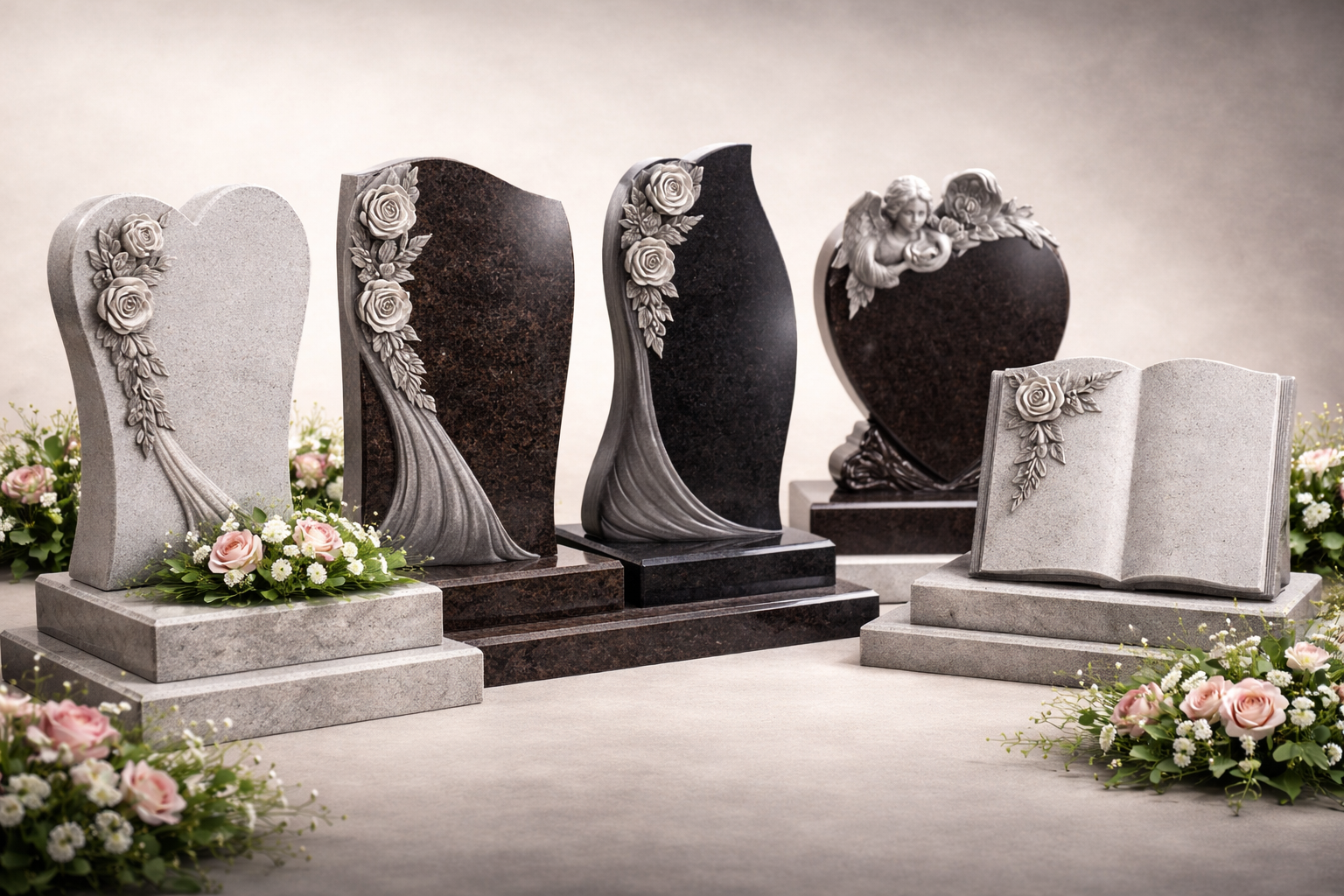 Выбор памятника для женщины: дизайн, символика и советы